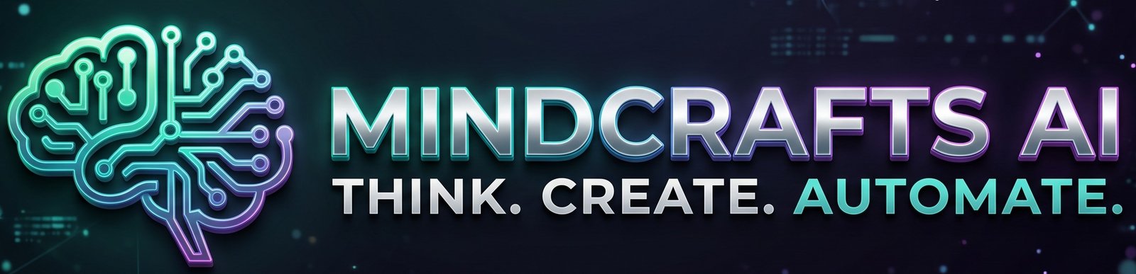 MindCrafts AI — Think. Create. Automate.